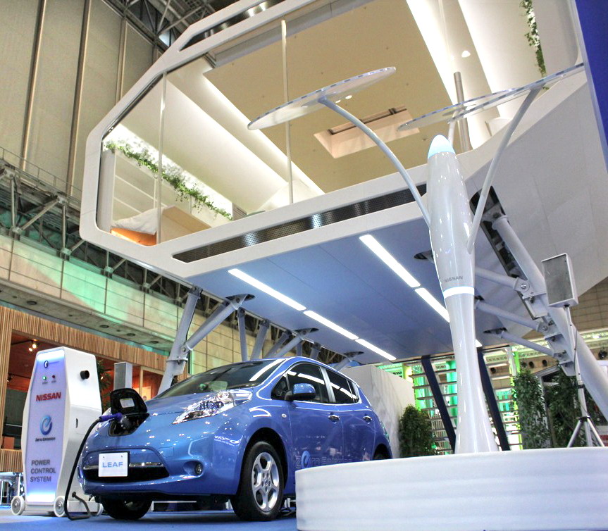 Nissan LEAF casa intelligente