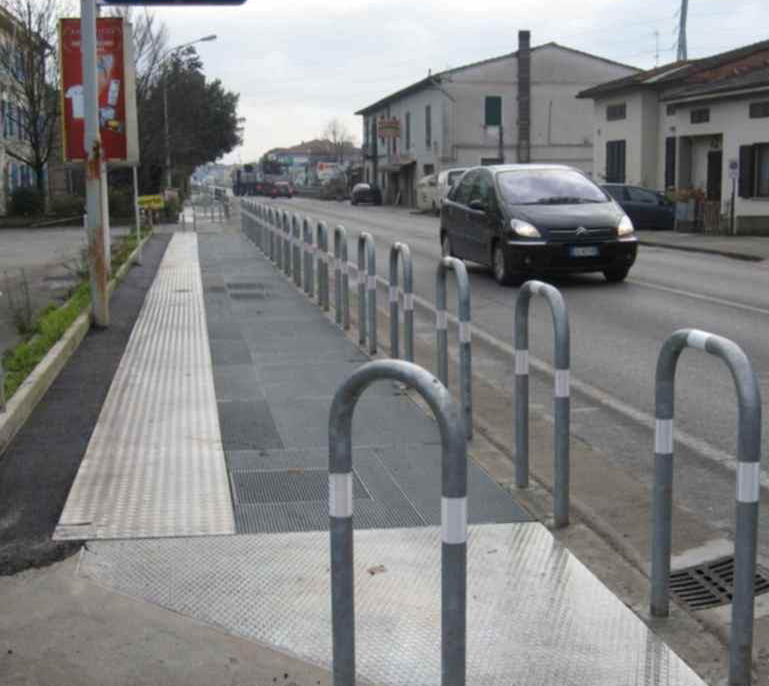 Figura 10. Pista ciclo-pedonale a Barba (Quarrata) Pista ciclabile