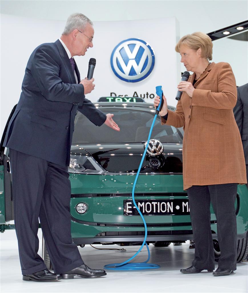 Il Presidente del Gruppo Volkswagen e la Cancelliera Angela Merkel