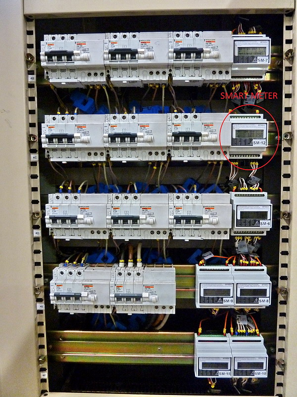 Quadro elettrico_smart meters_Paseo de Gracia