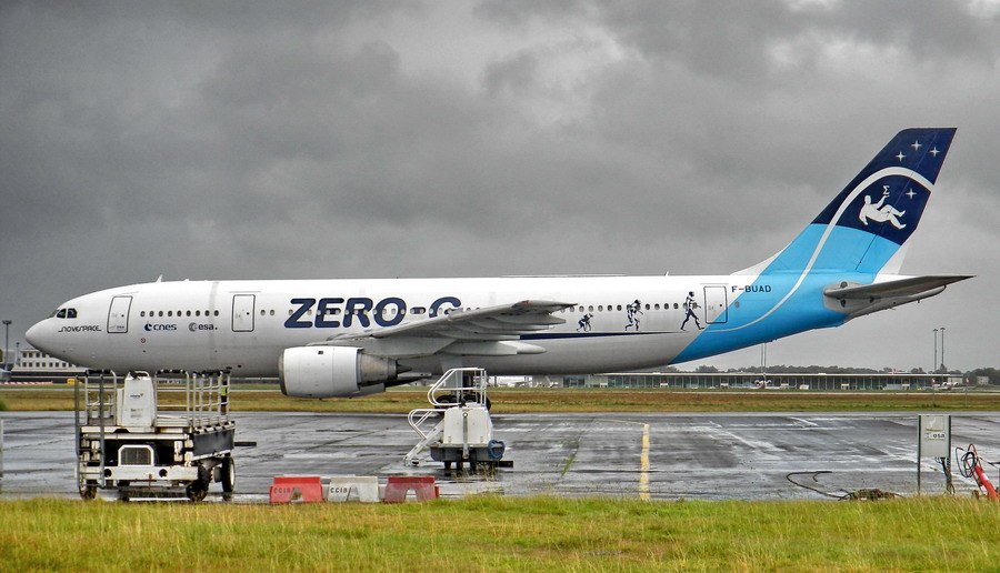 ENEA Airbus 300, assenza di gravità