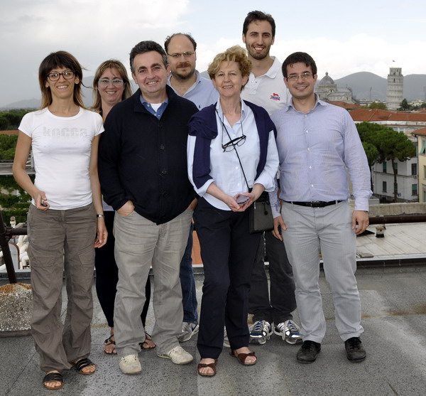Il gruppo di ricerca dell'Università di Pisa